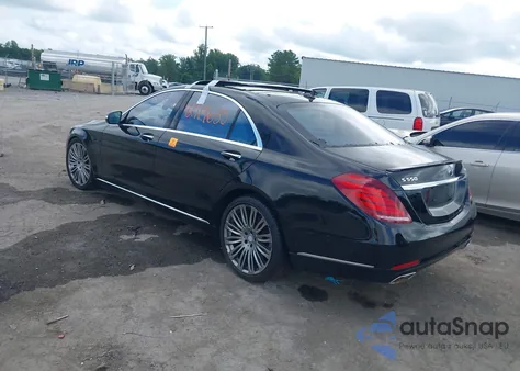 2017 Mercedes-Benz S 550 4Matic из США, поврежденный, VIN WDDUG8FB8HA289354